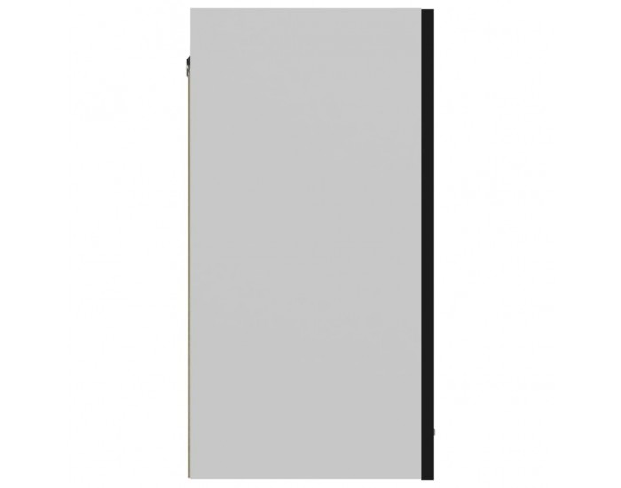 Sonata Висящ шкаф, черен, 60x31x60 см, ПДЧ