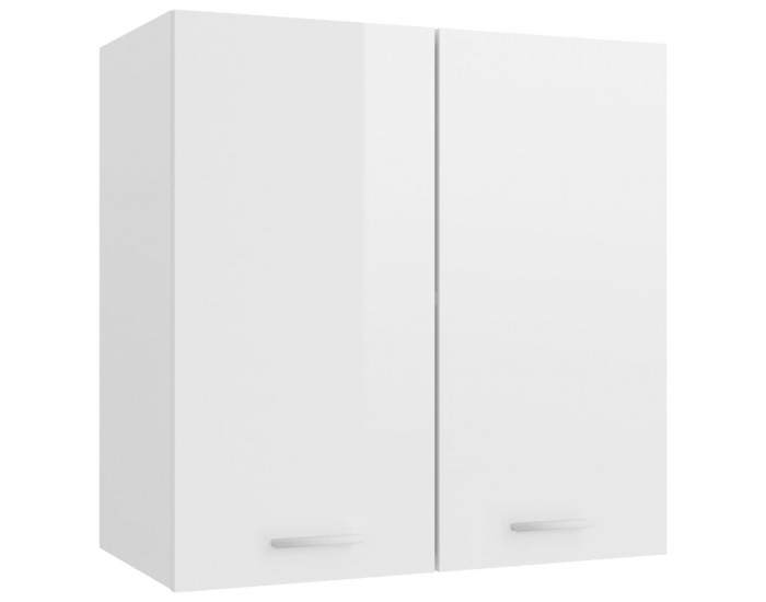 Sonata Висящ шкаф, бял гланц, 60x31x60 см, ПДЧ