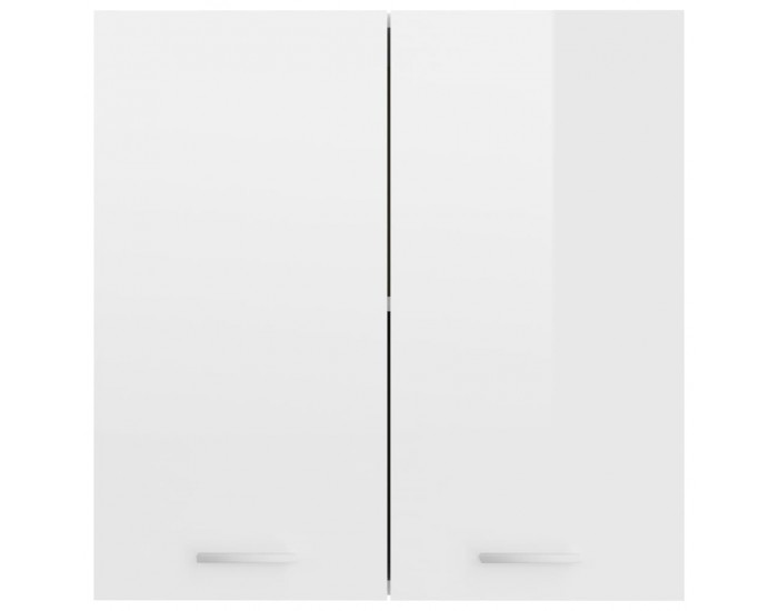 Sonata Висящ шкаф, бял гланц, 60x31x60 см, ПДЧ