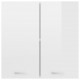 Sonata Висящ шкаф, бял гланц, 60x31x60 см, ПДЧ