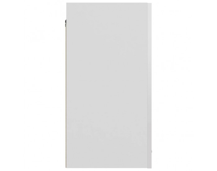 Sonata Висящ шкаф, бял гланц, 60x31x60 см, ПДЧ