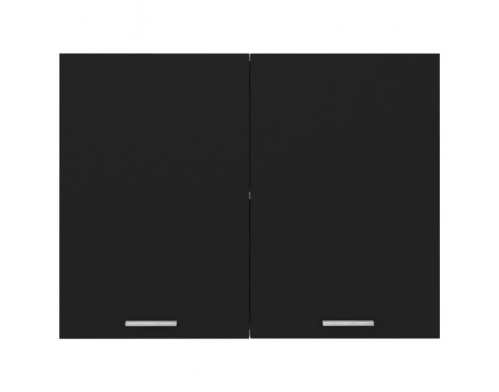 Sonata Висящ шкаф, черен, 80x31x60 см, ПДЧ
