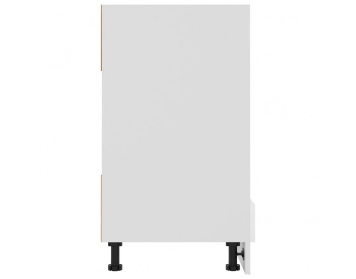 Sonata Шкаф за фурна, бял гланц, 60x46x81,5 см, ПДЧ