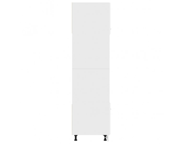 Sonata Шкаф за микровълнова, бял, 60x57x207 см, ПДЧ