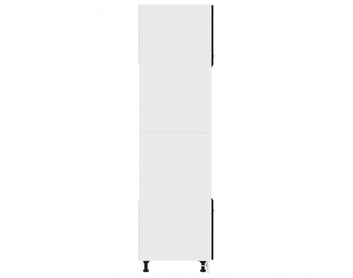 Sonata Шкаф за микровълнова, черен, 60x57x207 см, ПДЧ Sonata Шкаф за микровълнова, черен, 60x57x207 см, ПДЧ