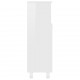 Sonata Шкаф за баня, бял гланц, 30x30x95 см, ПДЧ
