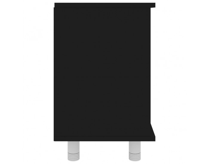 Sonata Шкаф за баня, черен, 60x32x53,5 см, ПДЧ