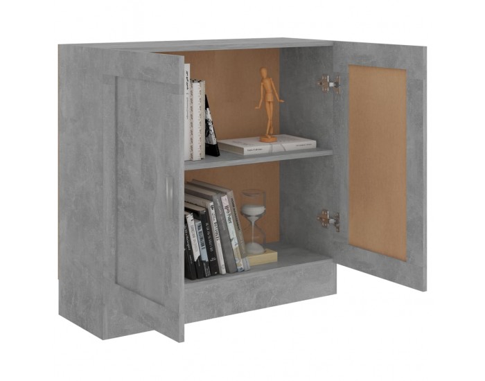 Sonata Шкаф за книги, бетонно сив, 82,5x30,5x80 см, ПДЧ