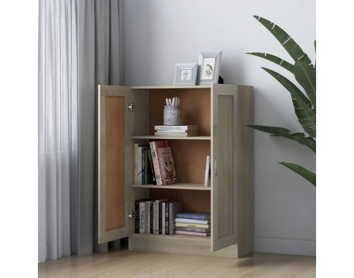 Sonata Шкаф за книги, дъб сонома, 82,5x30,5x115 см, ПДЧ