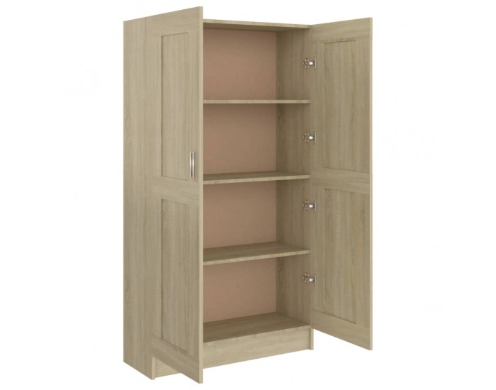 Sonata Шкаф за книги, дъб сонома, 82,5x30,5x150 см, ПДЧ