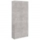 Sonata Шкаф за книги, бетонно сив, 82,5x30,5x185,5 см, ПДЧ