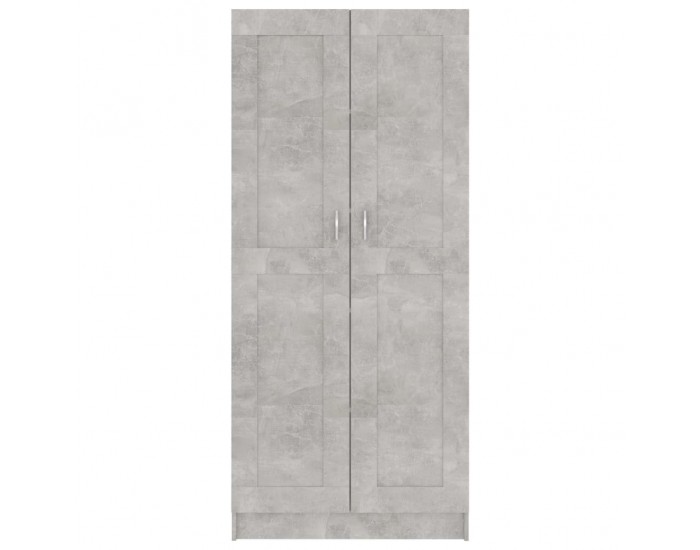 Sonata Шкаф за книги, бетонно сив, 82,5x30,5x185,5 см, ПДЧ Sonata Шкаф за книги, бетонно сив, 82,5x30,5x185,5 см, ПДЧ