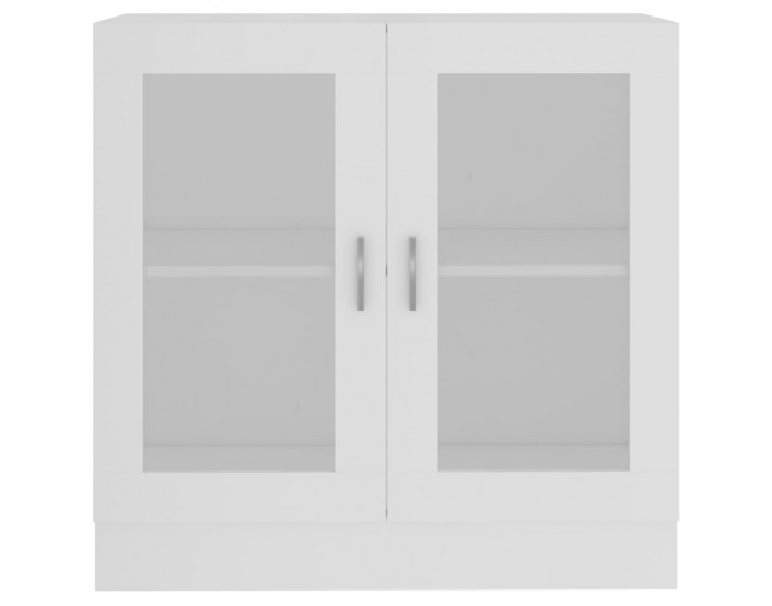 Sonata Шкаф витрина, бял, 82,5x30,5x80 см, ПДЧ