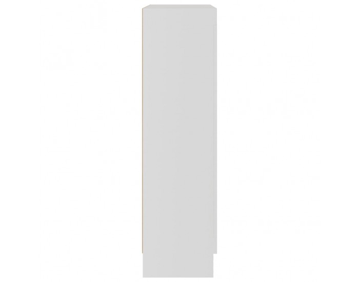Sonata Шкаф витрина, бял, 82,5x30,5x115 см, ПДЧ