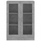 Sonata Шкаф витрина, бетонно сив, 82,5x30,5x115 см, ПДЧ