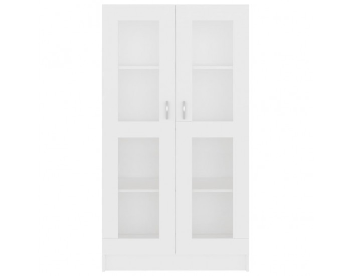 Sonata Шкаф витрина, бял, 82,5x30,5x150 см, ПДЧ