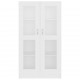 Sonata Шкаф витрина, бял, 82,5x30,5x150 см, ПДЧ