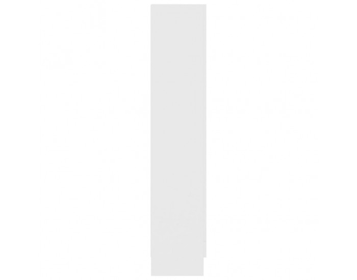 Sonata Шкаф витрина, бял, 82,5x30,5x150 см, ПДЧ