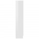 Sonata Шкаф витрина, бял гланц, 82,5x30,5x150 см, ПДЧ