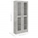 Sonata Шкаф витрина, бетонно сив, 82,5x30,5x185,5 см, ПДЧ