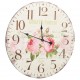 Sonata Винтидж стенен часовник Цветя, 60 см
