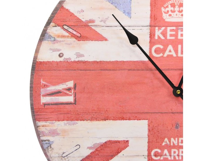 Sonata Винтидж стенен часовник Великобритания, 60 см