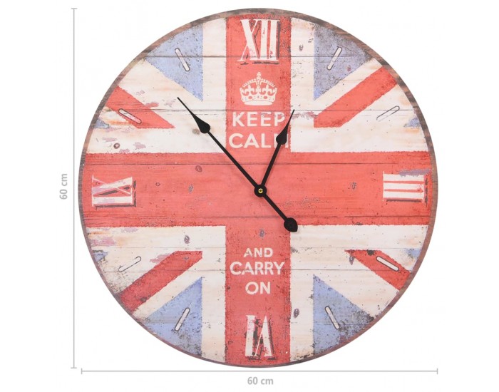 Sonata Винтидж стенен часовник Великобритания, 60 см