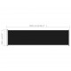 Sonata Прибираща се дворна странична тента, 600x160 см, черна