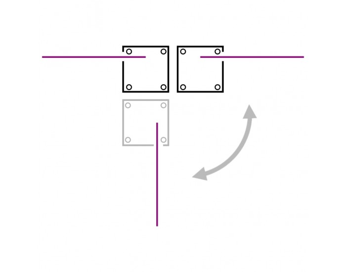 Sonata Прибираща се дворна странична тента, 170x1200 см, кремава