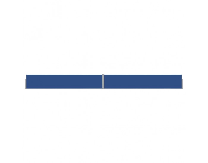 Sonata Прибираща се дворна странична тента, 170x1200 см, синя