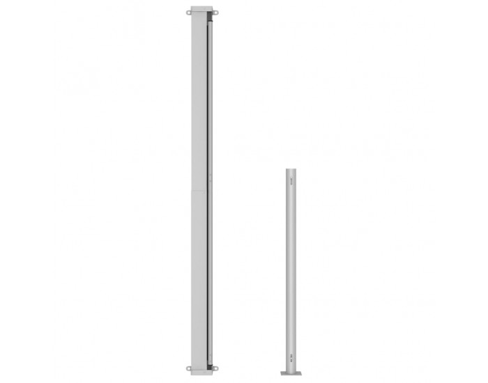 Sonata Прибираща се дворна странична тента, 180x300 см, кафява