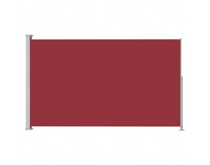 Sonata Прибираща се дворна странична тента, 180x300 см, червена