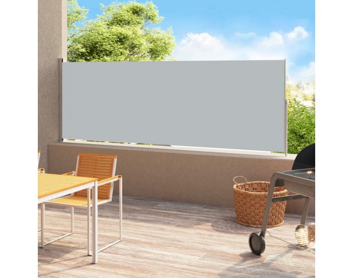 Sonata Прибираща се дворна странична тента, 180x500 см, антрацит