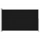 Sonata Прибираща се дворна странична тента, 220x300 см, черна