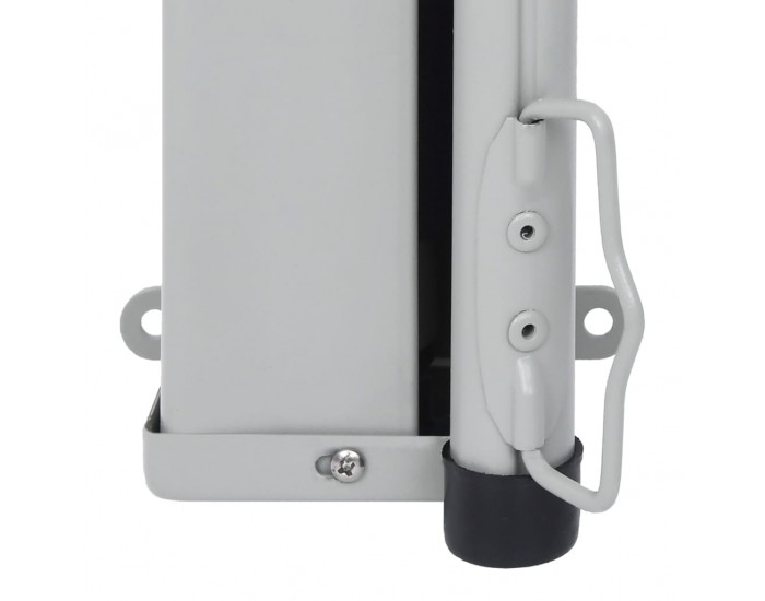 Sonata Прибираща се дворна странична тента, 220x500 см, черна