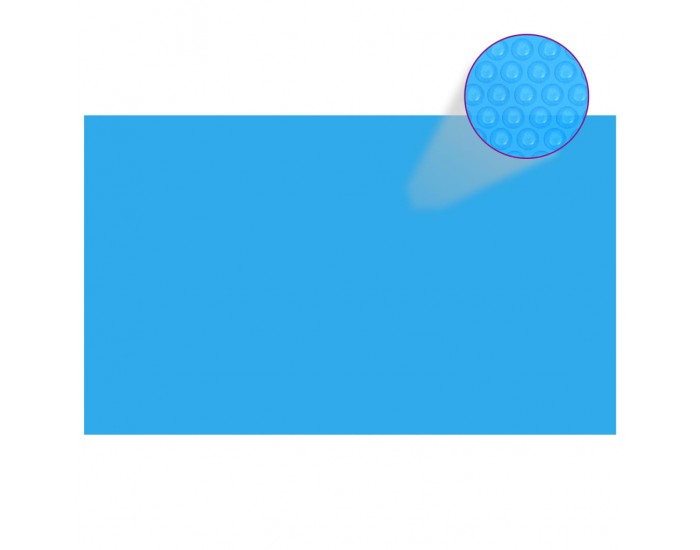 Sonata Правоъгълно покривало за басейн, 500x300 см, PE, синьо