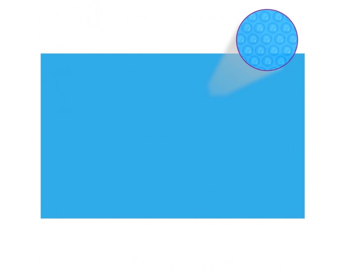 Sonata Правоъгълно покривало за басейн, 800x500 см, PE, синьо