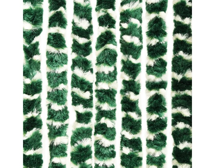 Sonata Завеса против насекоми, зелено и бяло, 90х220 см, шенил