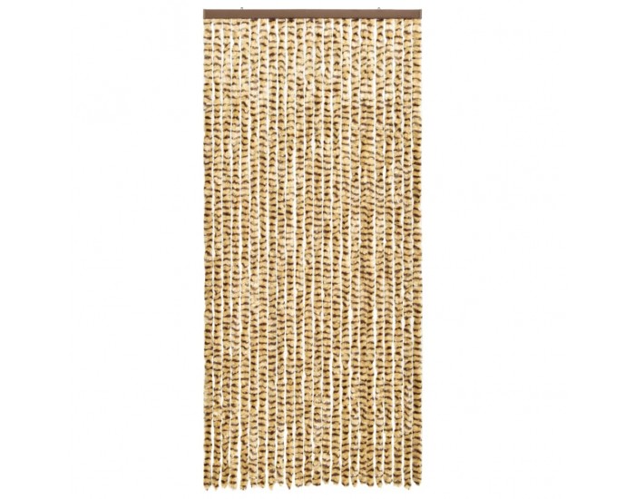 Sonata Завеса против насекоми, бежово и кафяво, 90х220 см, шенил