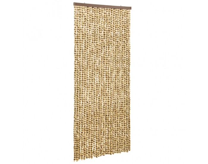 Sonata Завеса против насекоми, бежово и кафяво, 90х220 см, шенил