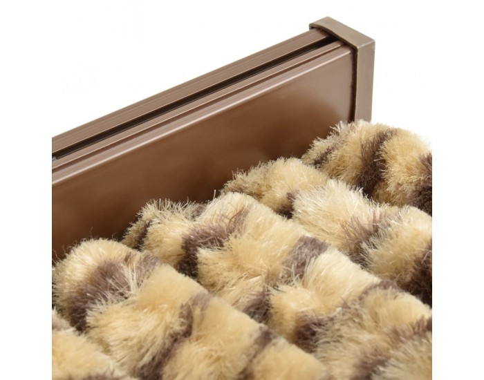 Sonata Завеса против насекоми, бежово и кафяво, 90х220 см, шенил