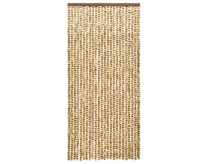 Sonata Завеса против насекоми, бежово и кафяво, 100х220 см, шенил