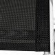 Sonata Стифиращи градински столове, 4 бр, стомана и Textilene, черни