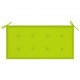 Sonata Възглавница за градинска пейка, светлозелена, 100x50x4 см, плат