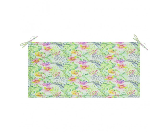 Sonata Възглавница за градинска пейка на листа 100x50x4 см плат