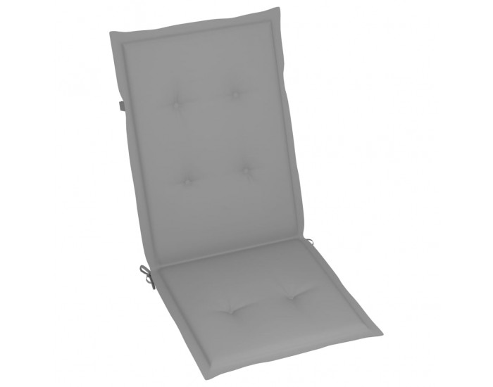 Sonata Възглавници за градински столове, 6 бр, сиви, 120x50x4 см