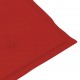 Sonata Възглавници за градински столове, 6 бр, червени, 120x50x4 см