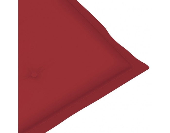 Sonata Възглавници за градински столове 6 бр виненочервени 120x50x4 см