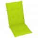 Sonata Възглавници за градински столове 6 бр светлозелени 120x50x4 см
