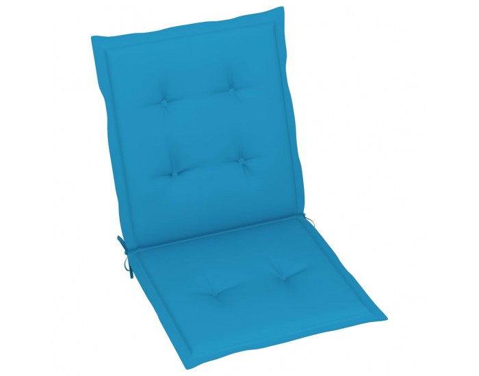 Sonata Възглавници за градински столове, 6 бр, сини, 100x50x4 см
